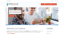 Desktop Screenshot of ingenieur-jobs.com
